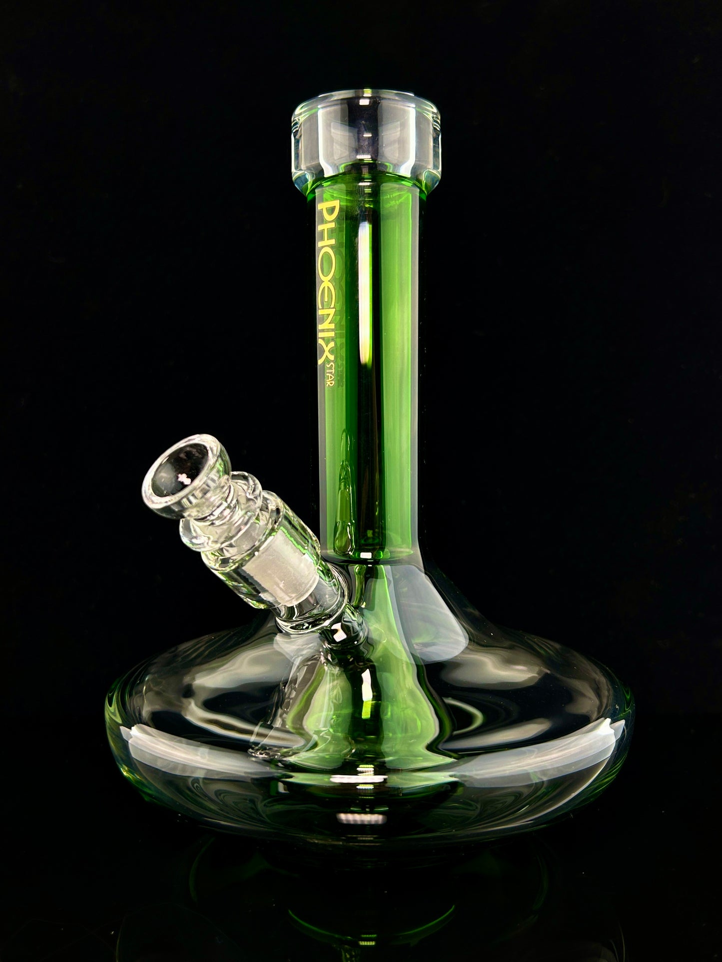 Extra Wide base Beaker Mini Tube with Fixed Showered Perc