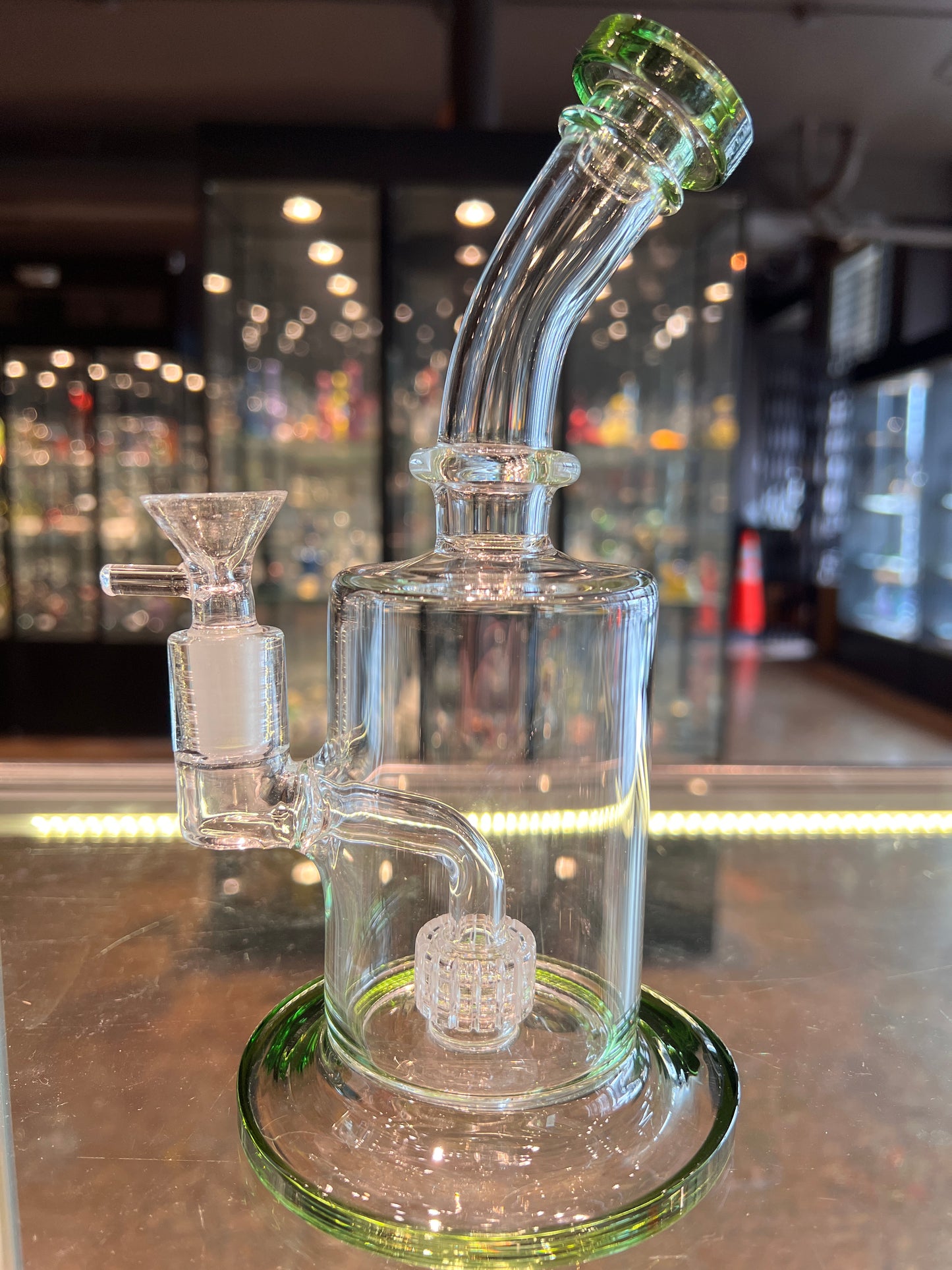 14MM Fat Can XL Rig with Grid Perc. (Choose Bowl or Quartz Banger)