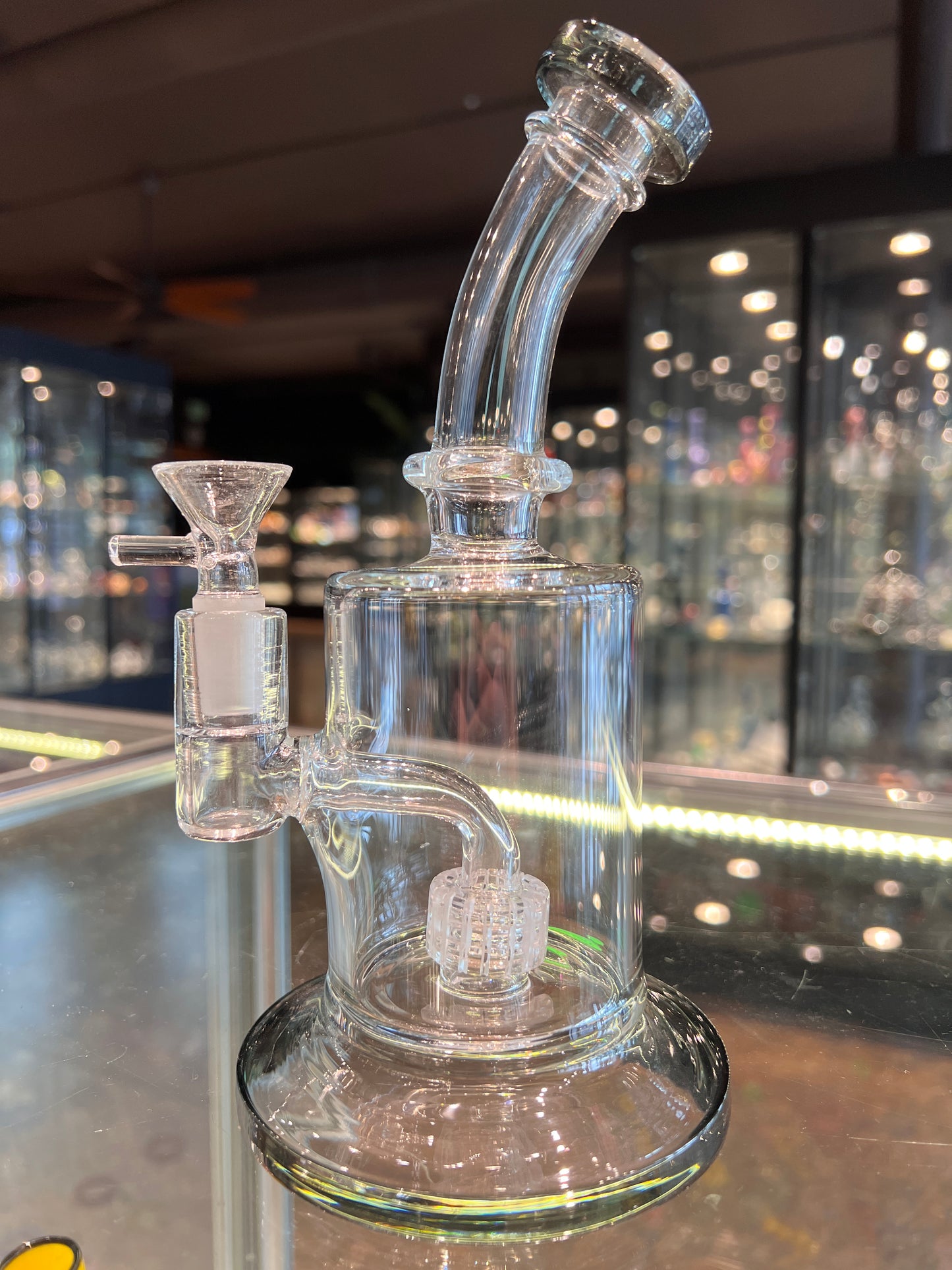 14MM Fat Can XL Rig with Grid Perc. (Choose Bowl or Quartz Banger)