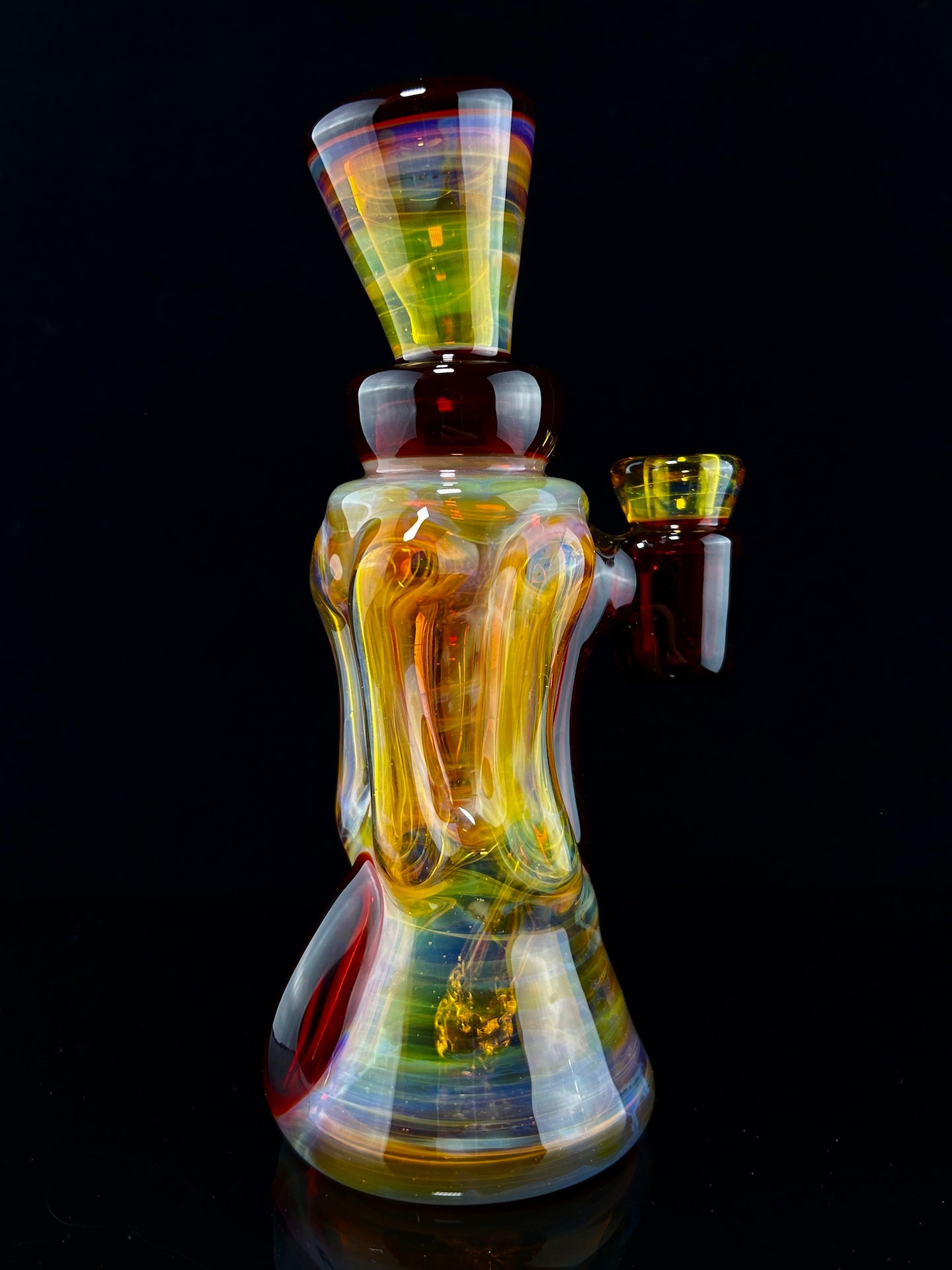 Rycrafted Quad Uptake Recycler in NorthStar NS9 and Pomegranate in 14MM