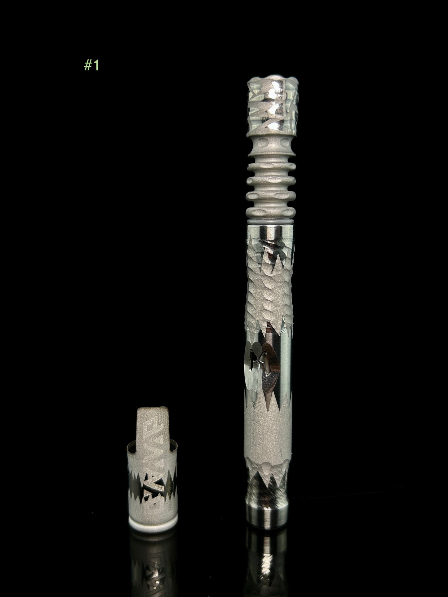 Dynavap 21' M with Custom Sandblasting by IllGlass