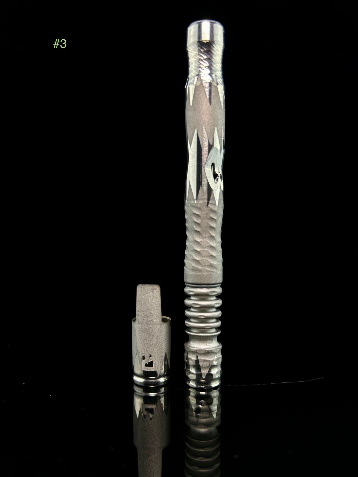 Dynavap 21' M with Custom Sandblasting by IllGlass