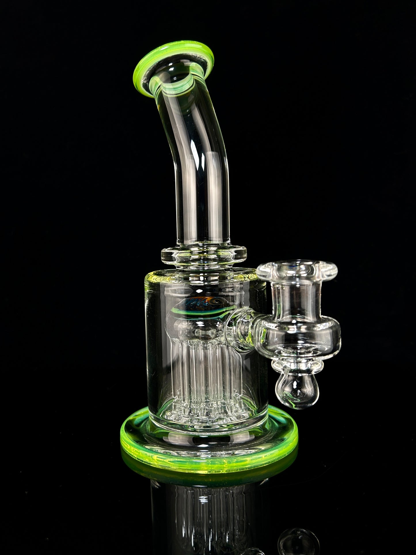 Hedman Headies Worked Micro Tree Perc Rig (Multiple Color Options)