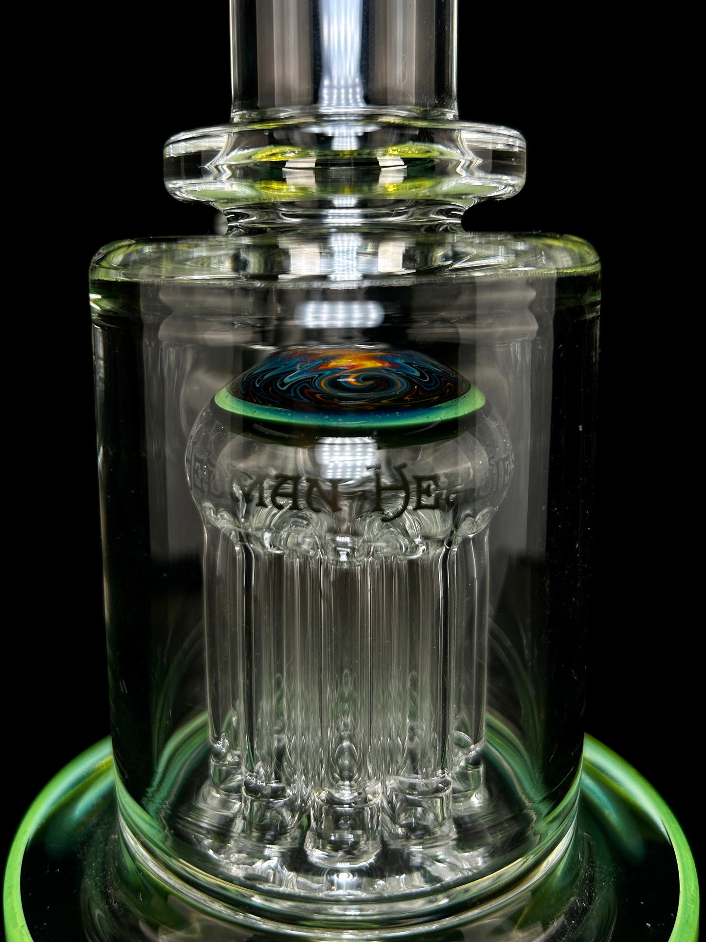 Hedman Headies Worked Micro Tree Perc Rig (Multiple Color Options)