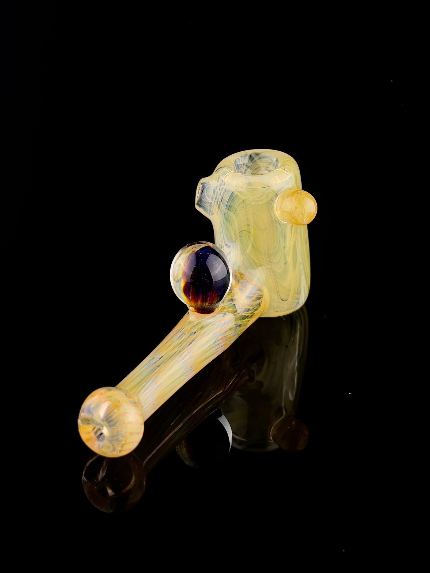 Goodhome Glass 2 section Dry with Implosion marble