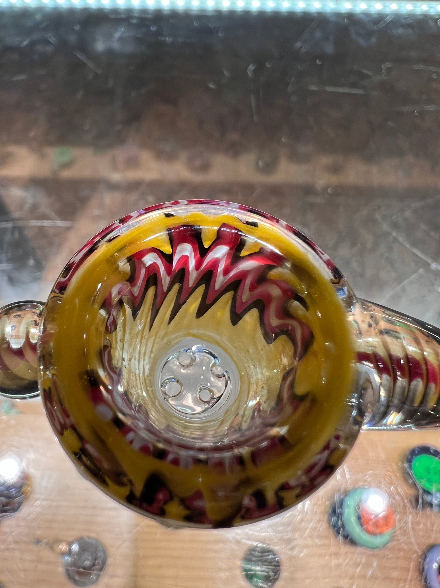 14MM WigWag Bowl with Built in Four Hole Screen