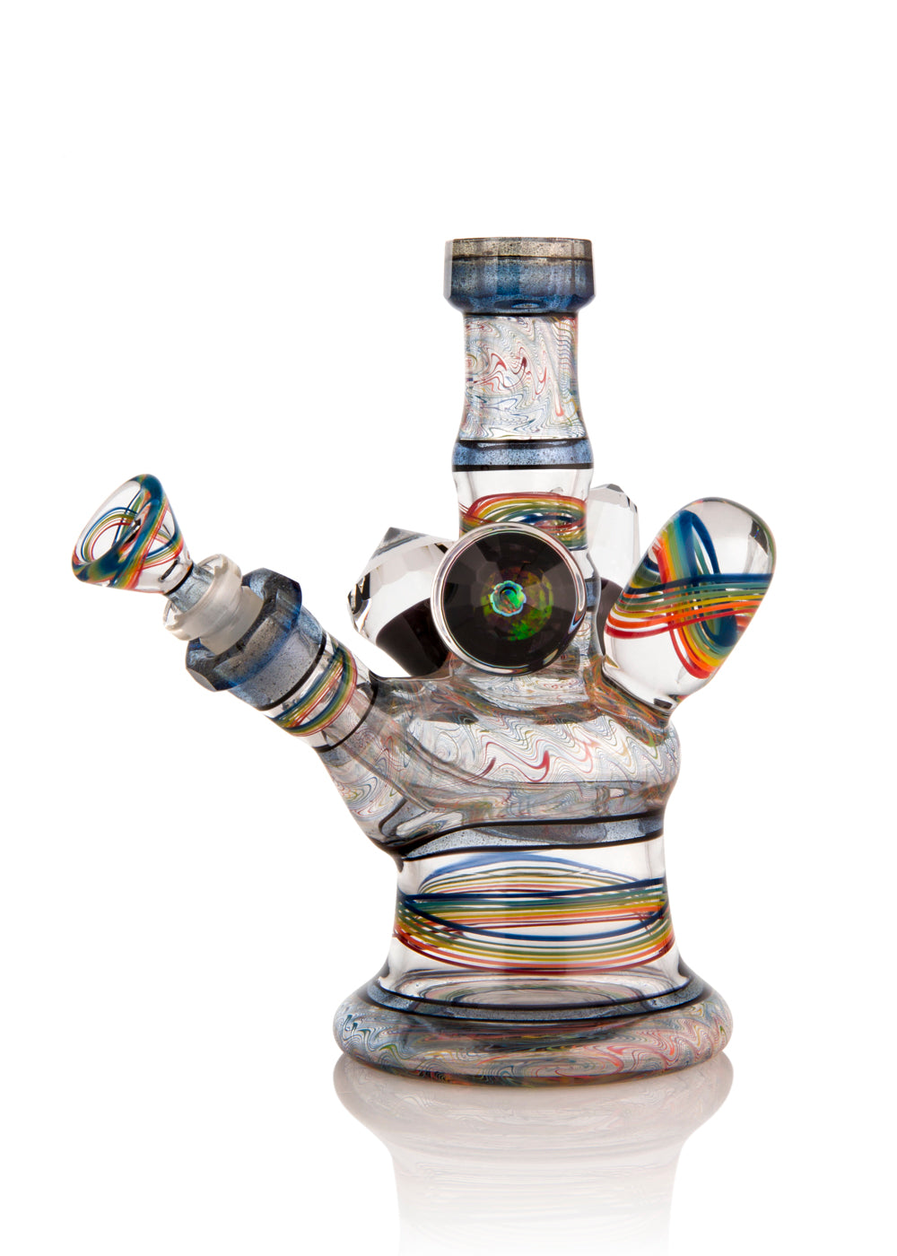 Rainbow Atypical Reticello Mini Tube Collaboration by Cowboy and The Kid