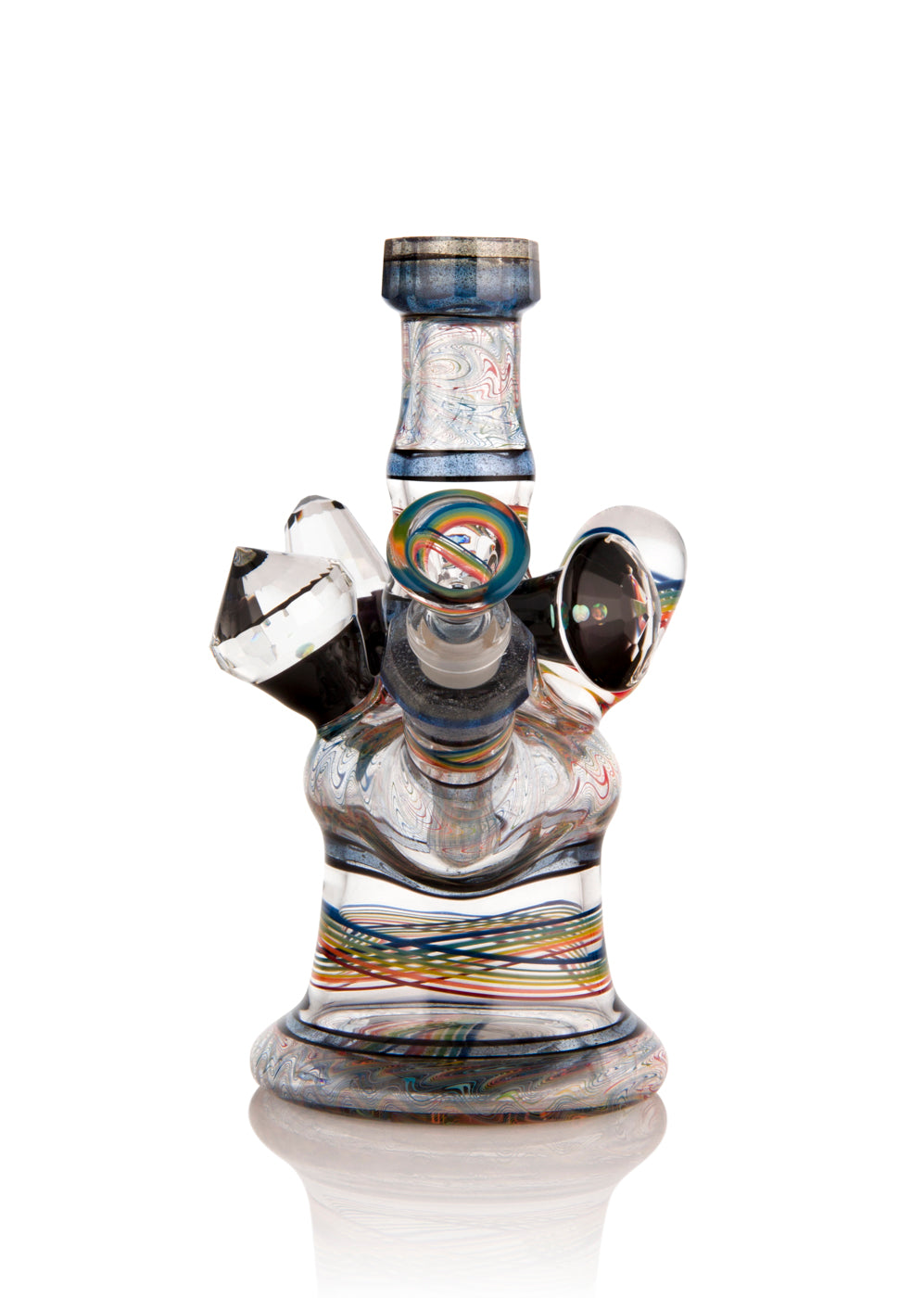 Rainbow Atypical Reticello Mini Tube Collaboration by Cowboy and The Kid