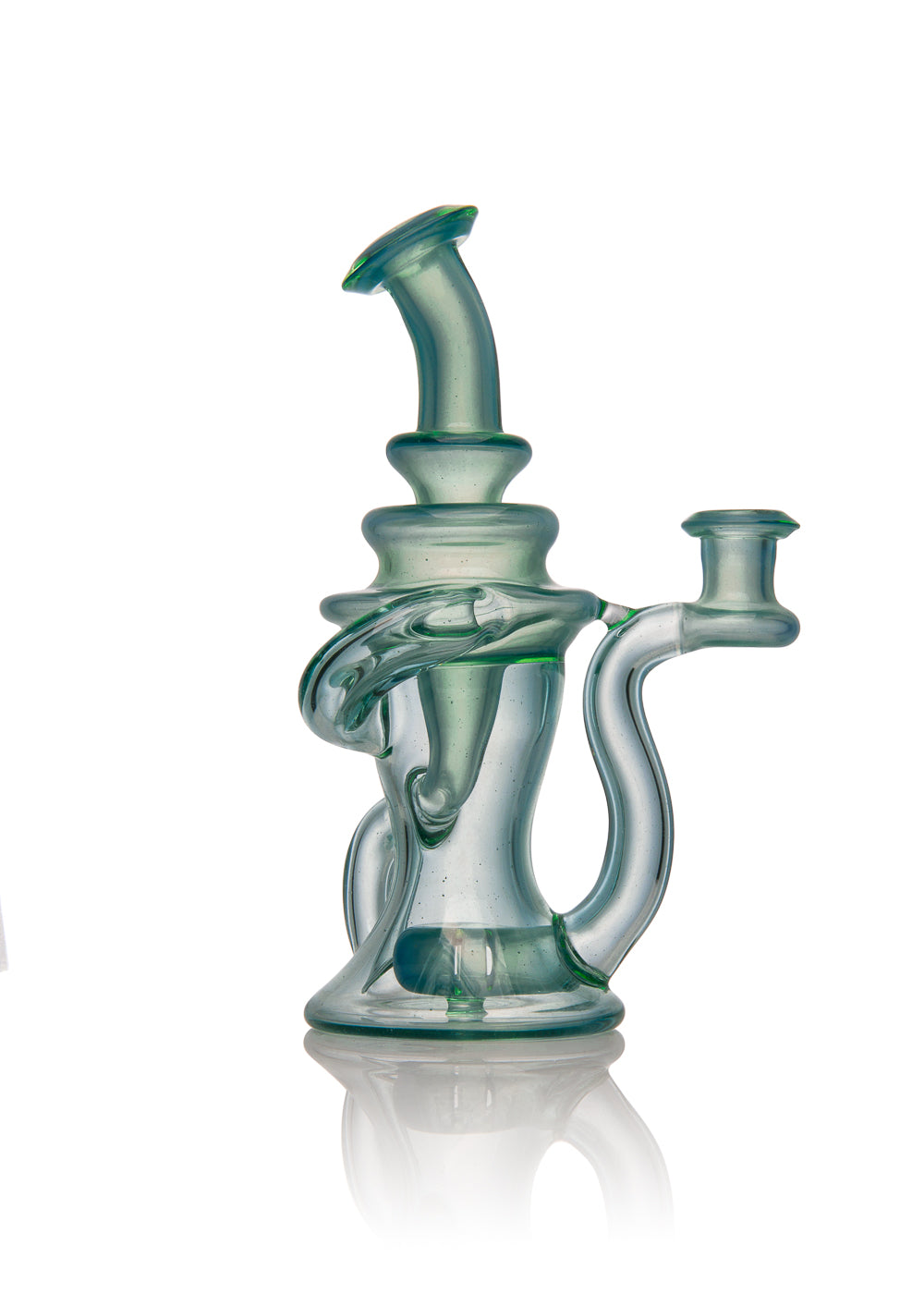 Illuminati Over Aqua Azul and Raindrop Klein Recycler by Chip G.