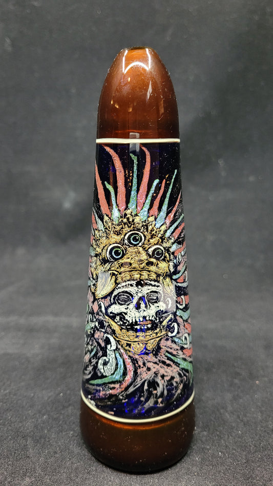 10mm Mayan Skull 8" Mini Tube by Berzerker