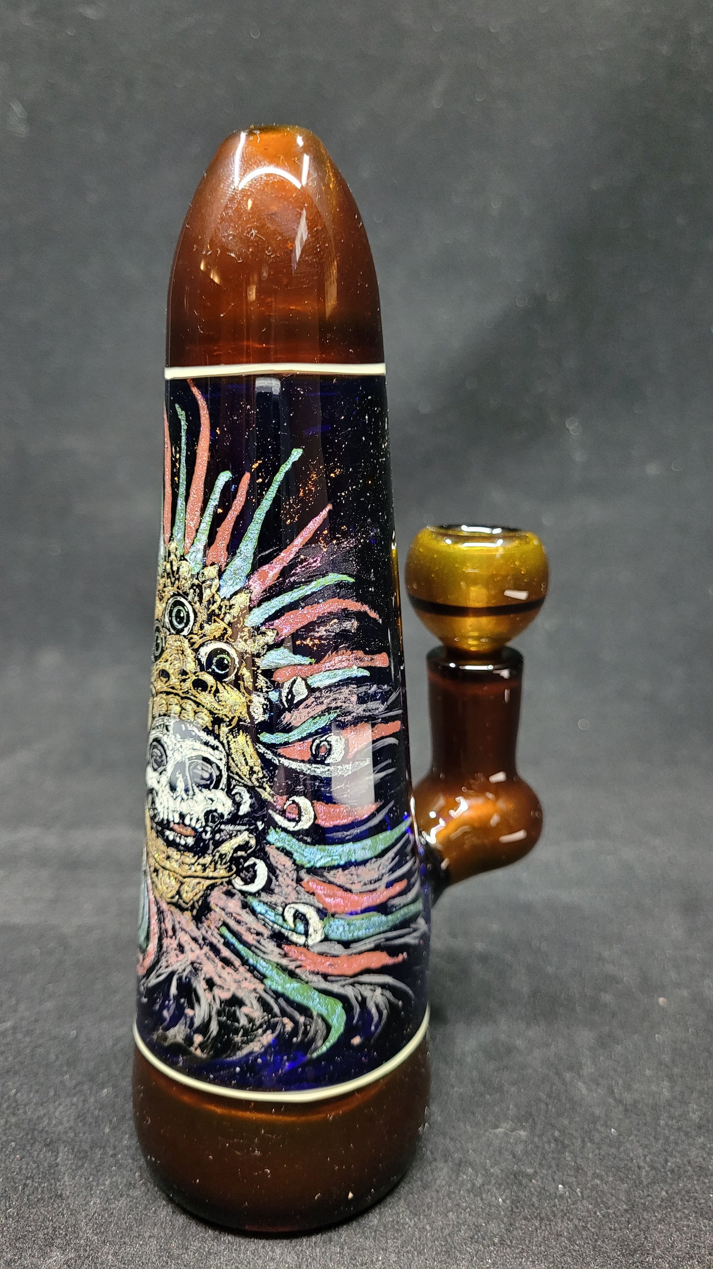 10mm Mayan Skull 8" Mini Tube by Berzerker