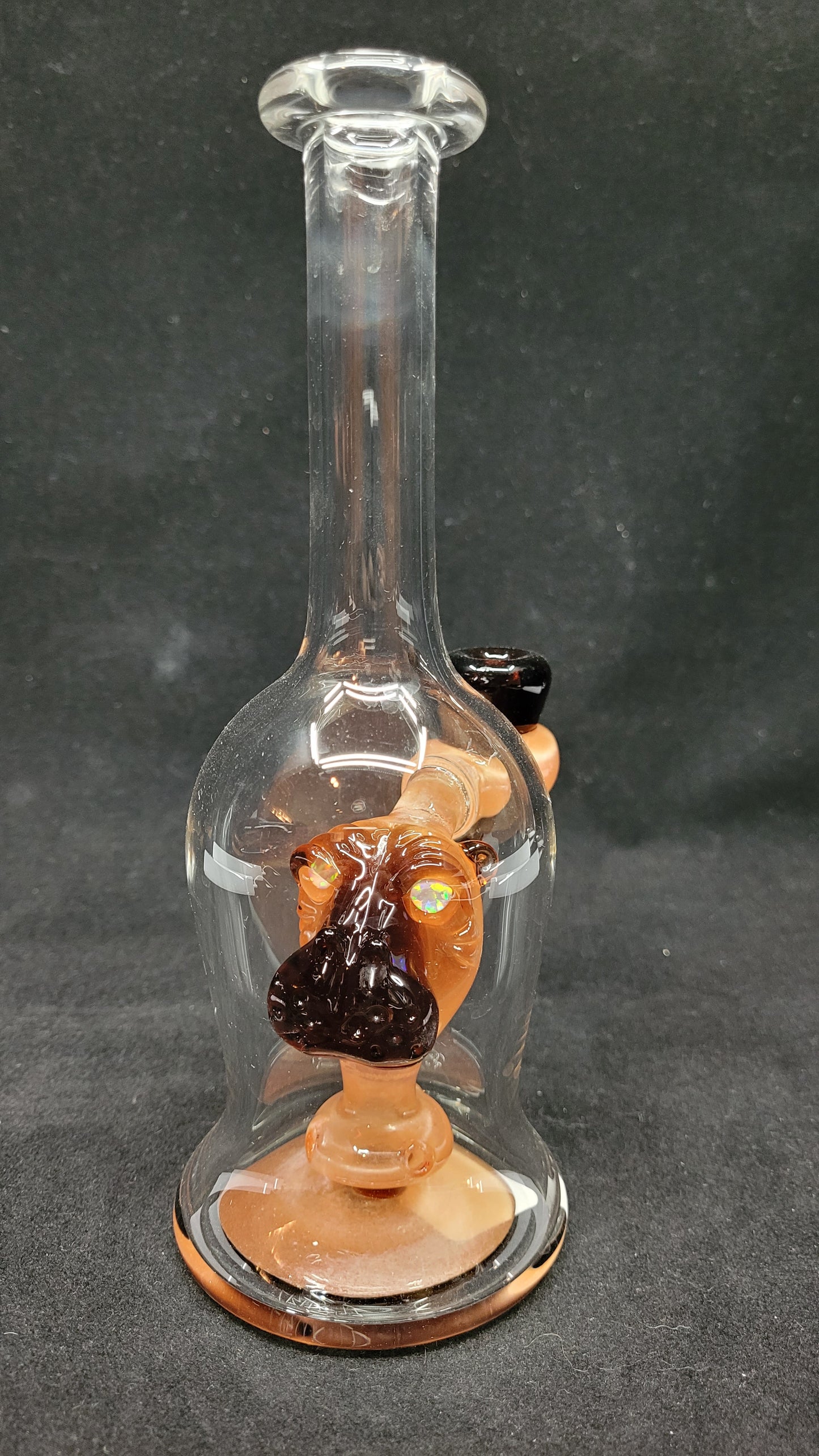 Straight Clear Hippo Tubes by CRUX GLASS