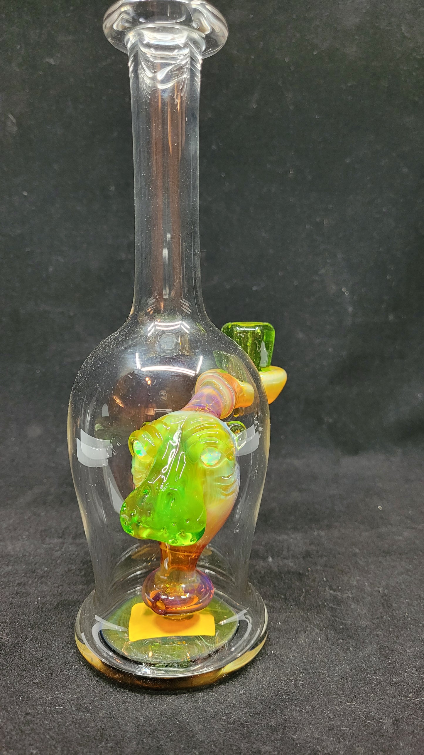 Straight Clear Hippo Tubes by CRUX GLASS