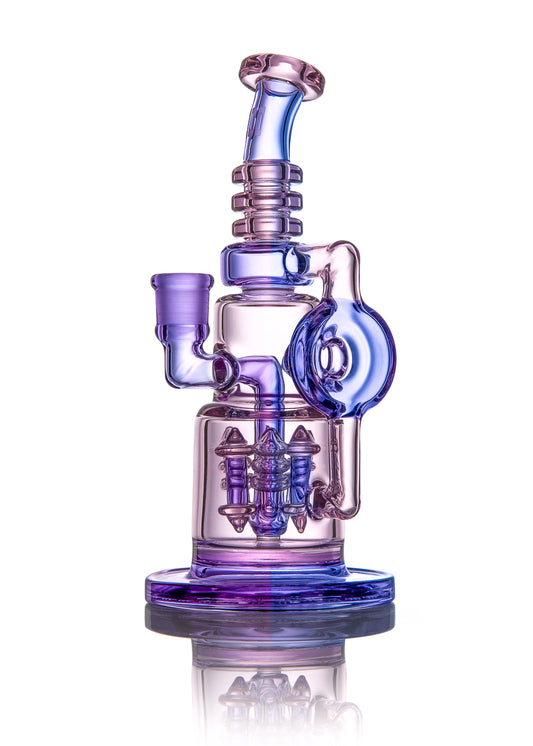 Ill Glass Custom Flux Cycler SP in CFL Colors Recycler