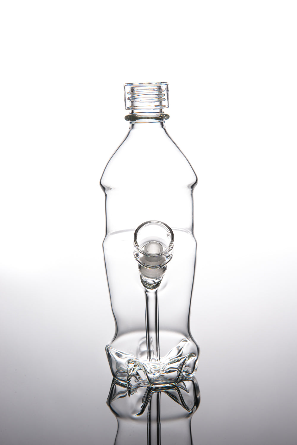 Clear Coke Bottle Vapor Bubbler with Carb Cap by Eskuche