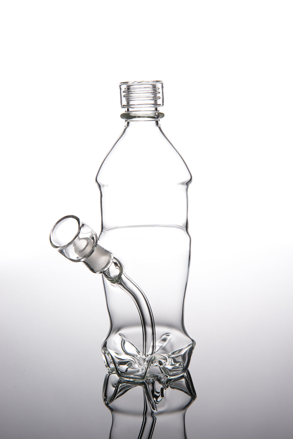 Clear Coke Bottle Vapor Bubbler with Carb Cap by Eskuche