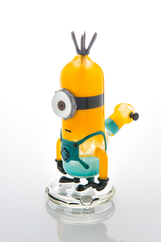 Minion with Hair Piece Dabber Rig by DOC