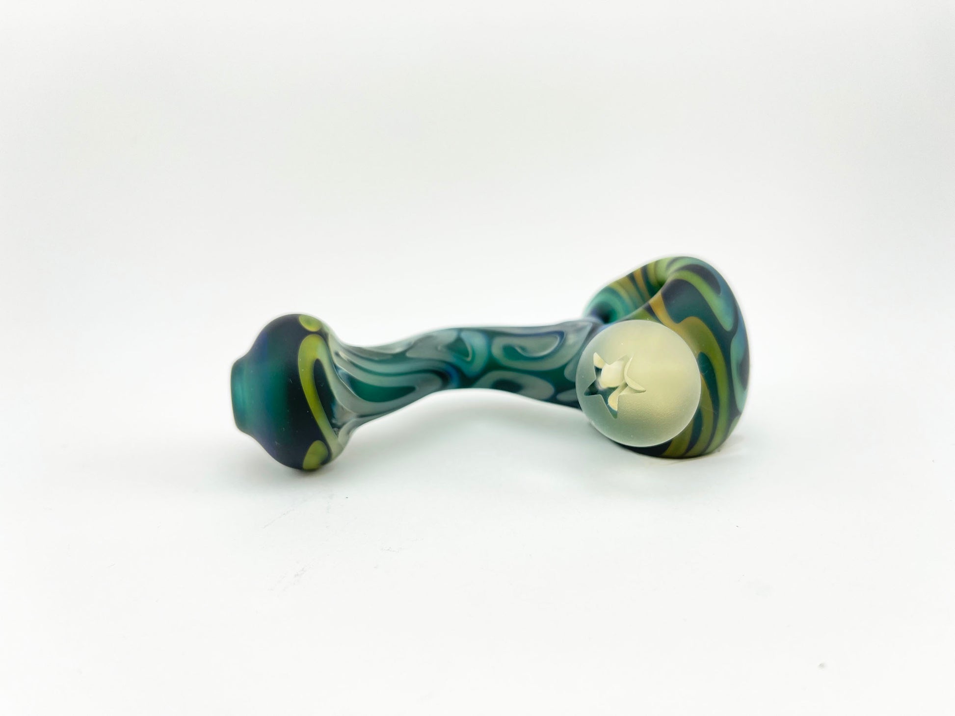 Willow Glass Blasted Zig Zag Spoon